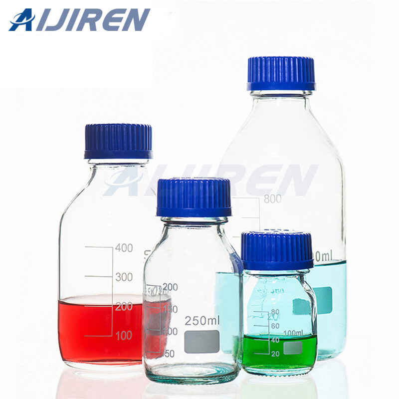 Blue Cap Screw Thread Sampling Reagent Bottle Professional
